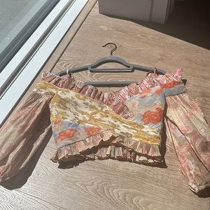 Zimmermann multicolor crop top - New! Never worn without tags
